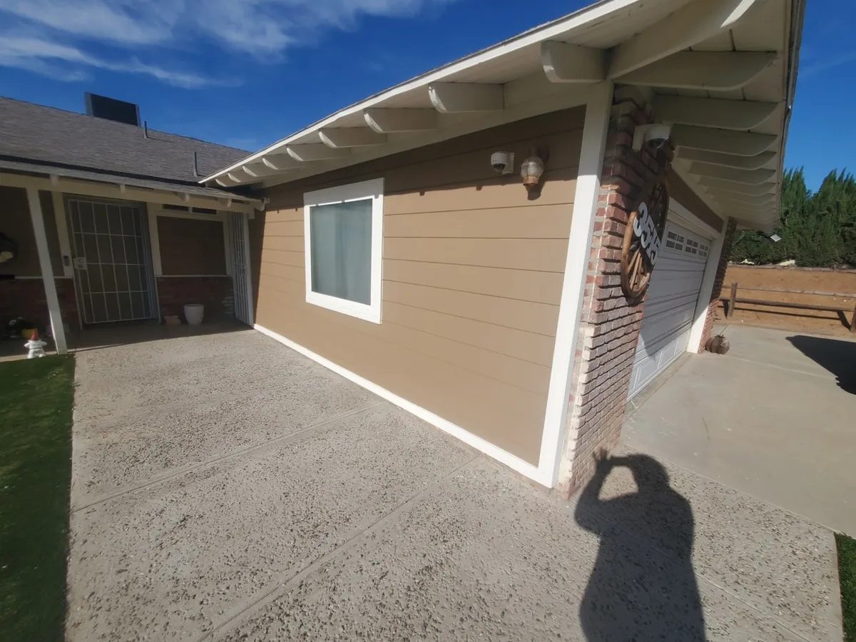 New exterior siding