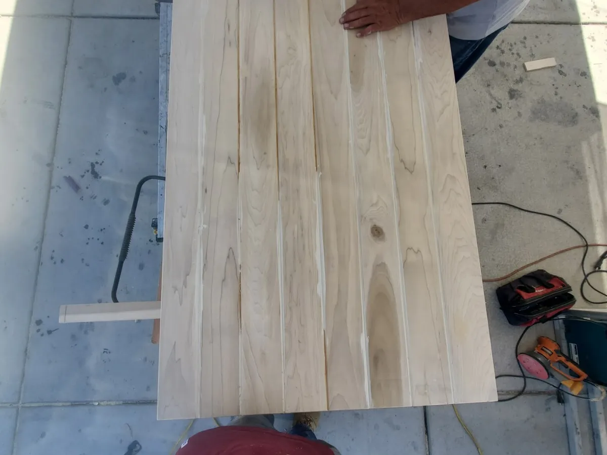 Milled and planed to spec in the shop