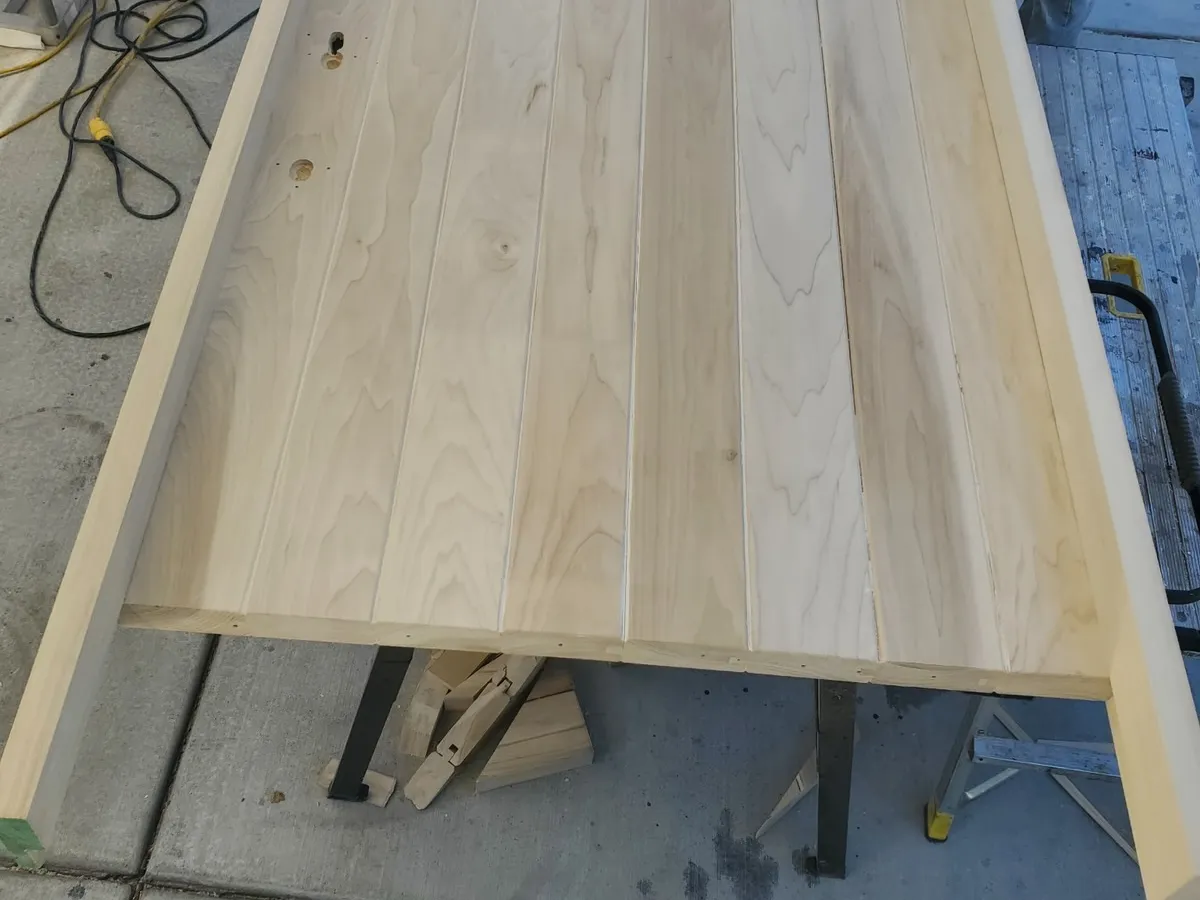 Custom wood slab fabrication